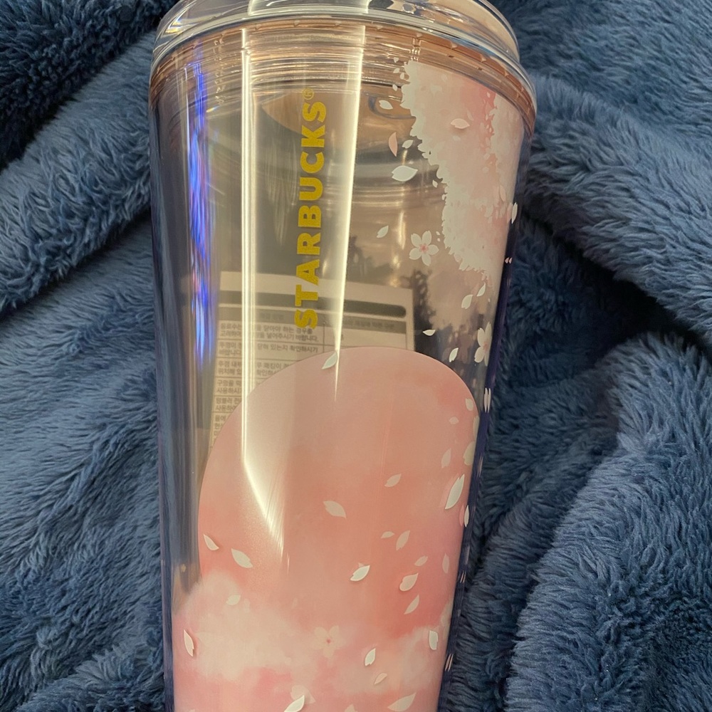 Korea exclusive cherry blossom tumbler